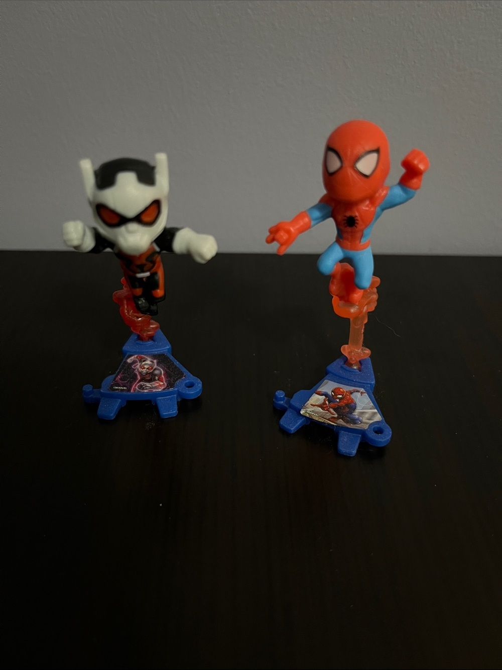 $2 Add-On Superhero Spider-Man and Ant-Man Mini Figures Collectible Kinder Toys
